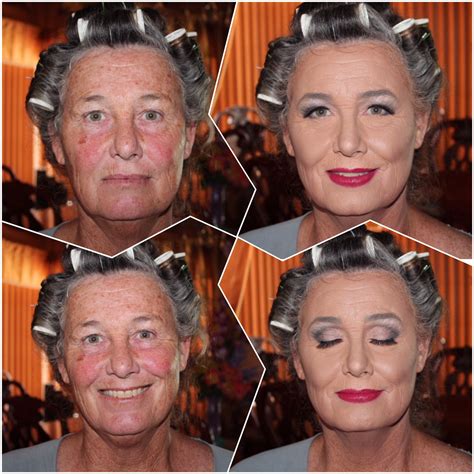 before and after photos makeup for mature skin women over 60 makeup transformation aging