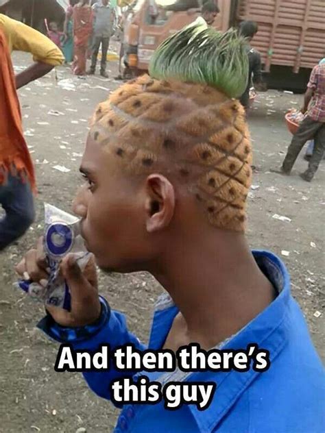 Pineapple Doo Pineapple Hairstyle Bad Hair Day Pictures Of People