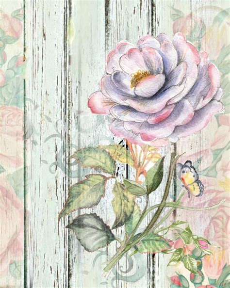 Floral Art Decoupage Printables Decoupage Paper Free