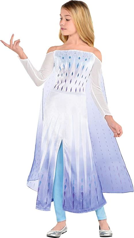 Party City Disney Frozen 2 Epilogue Elsa Halloween Costume For Kids