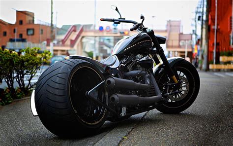 Hd Wallpaper Black Cruiser Motorcycle Harley Davidson Vintage
