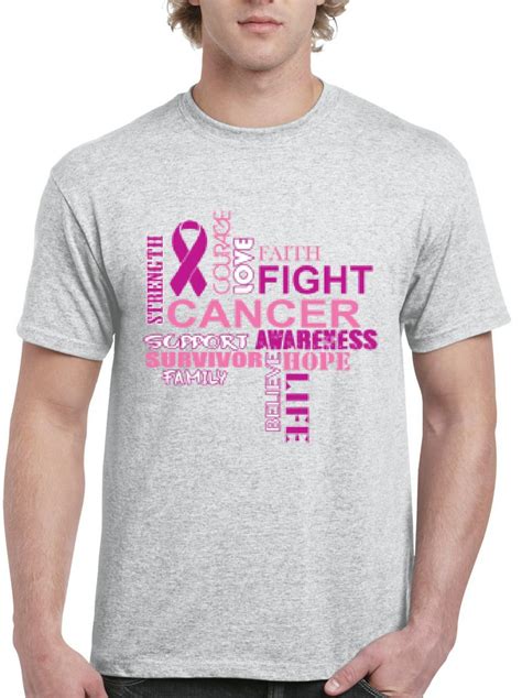 iwpf mens cancer awareness fight breast cancer short sleeve t shirt