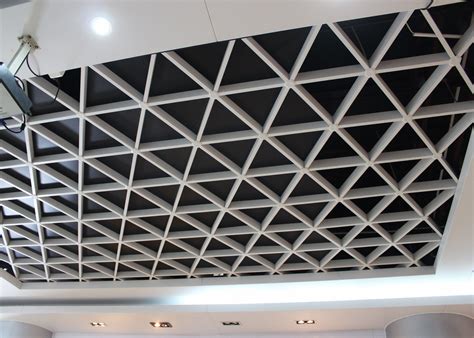 Wide Suspension Grid Metal Ceiling Grille Open Cell Ceiling Tiles