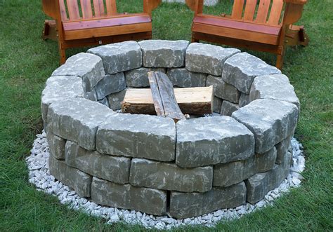 Diy Backyard Fire Pit Built In Just Seven Easy Steps Apricot Valley