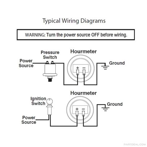 Hobbs Hour Meter 12v Wiring Diagram Wiring Diagram And
