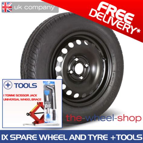 15 Ford Fiesta 2017 2022 Full Size Spare Steel Wheel Tyre And Tools Ebay
