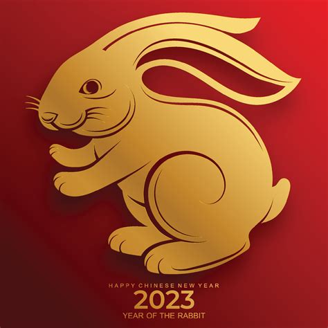 Happy Chinese New Year 2023 Year Of The Rabbit 7718875 Vector Art At