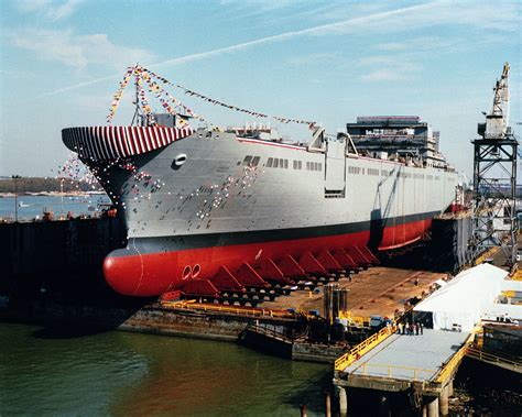 A Port Bow View Of The Military Sealift Command Msc Fast Sealift Ship