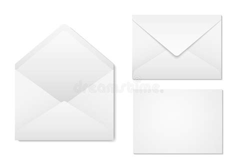 Blank Paper Envelopes For Your Design Envelopes Mockup Front And Back