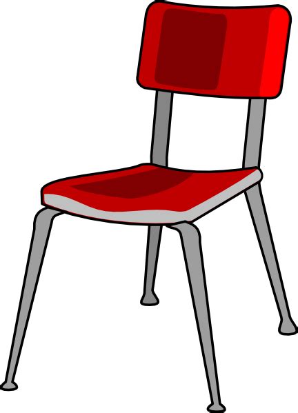 Red Student Desk Chair Clip Art At Vector Clip Art Online