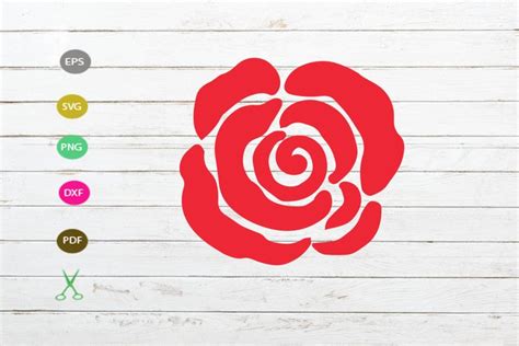 rose svg, rose cut file,rose silhouette,flower svg clipart