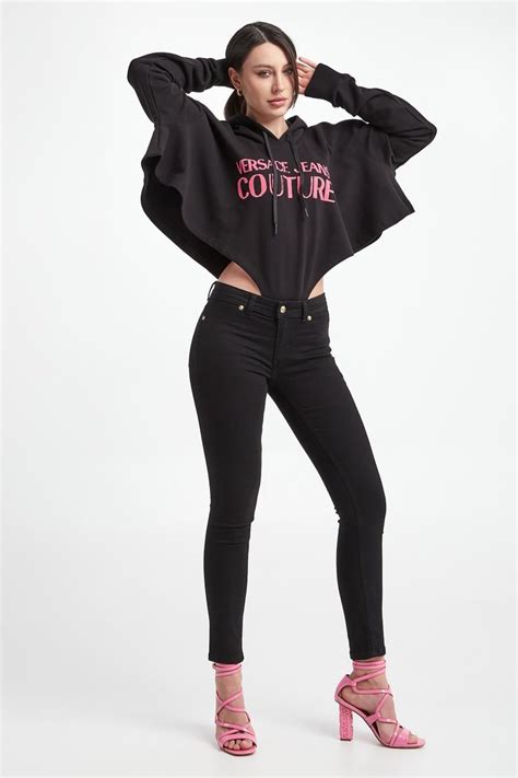 Bluza Body Versace Jeans Couture Czarny Oversize 74haif08cf02f899