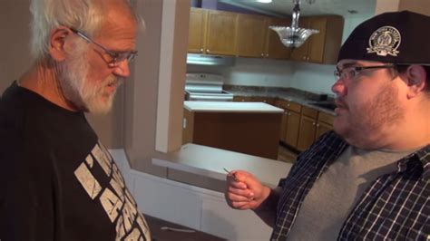 video watch as youtube star angry grandpa finds out he s going to be a homeowner abc7 new york
