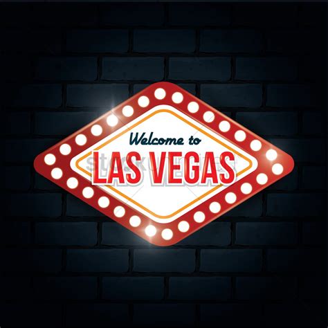 Welcome To Las Vegas Sign Template