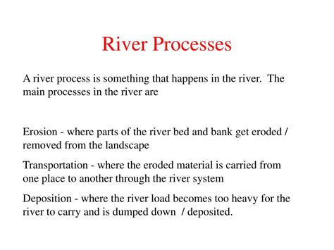 Ppt River Landscapes And Processes Powerpoint Presentation Free