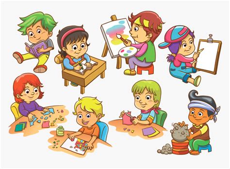 Hd Cartoon Kids Activity School Activities Clipart Hd Png Download
