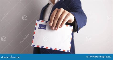 Businessman Hand Envelope Stock Photo Image Of Bribe 137175842