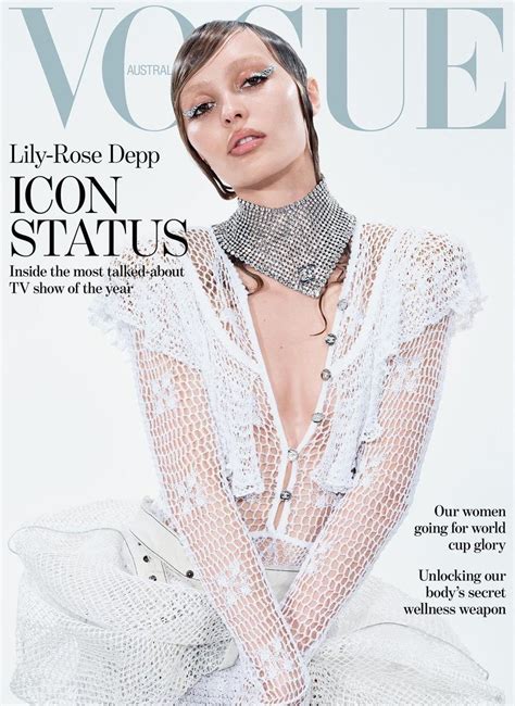 Lily Rose Depp Cover Vogue Australia 2023 Yourcelebritymagazines