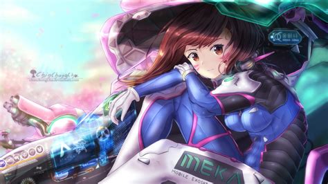 1920x1080 overwatch wallpaper collection (141 image) : DVa Overwatch Artwork Wallpapers | HD Wallpapers | ID #20005