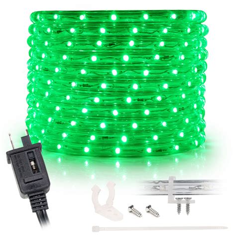 25 Green Led Rope Light Home Outdoor Christmas Lighting Wyz Works