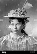 Young Bess Wallace, the future First Lady, Bess Truman. July 1898. Bess ...