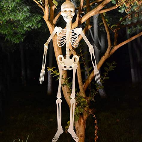 Buy Ghhg Halloween Hanging Luminous Skeleton Decorationshorror Plastic