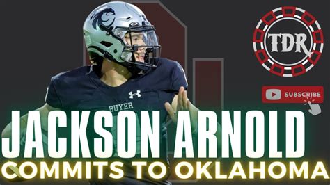 Jackson Arnold Commits To Oklahoma 2023 Recruiting Class Youtube