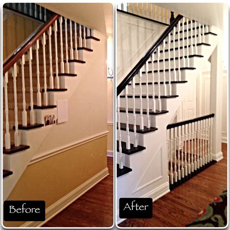 The slow process of moving a set of stairs and a door. staircase remodel before and after #basementremodelideas | Staircase remodel, Stair remodel ...