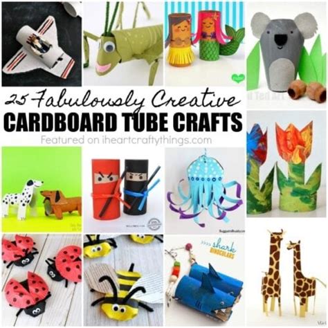 25 Fabulously Creative Cardboard Tube Crafts I Heart Crafty Things