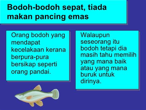 Masa itu emas bermaksud akan pengertian bahawa masa itu sangat berharga serta bernilai dan tidak mampu dibeli dengan wang ringgit. Slaid Peribahasa Men 2