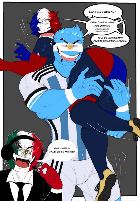 Rule 34 Argentina Argentina Countryhumans Big Dom Small Sub Blue Skin Dominant Male France