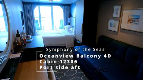 4k Symphony Of The Seas Oceanview Balcony 4d Cabin Tour 2021 Youtube