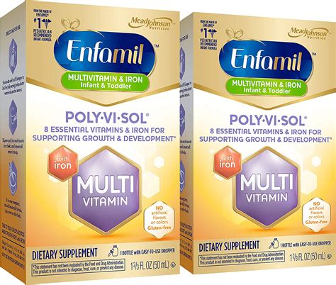 Enfamil Prenatals And Baby Vitamin Poly Vi Sol With Iron