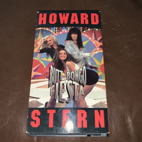 HOWARD STERN BUTT Bongo Fiesta VHS Rare Factory Sealed From K Rock