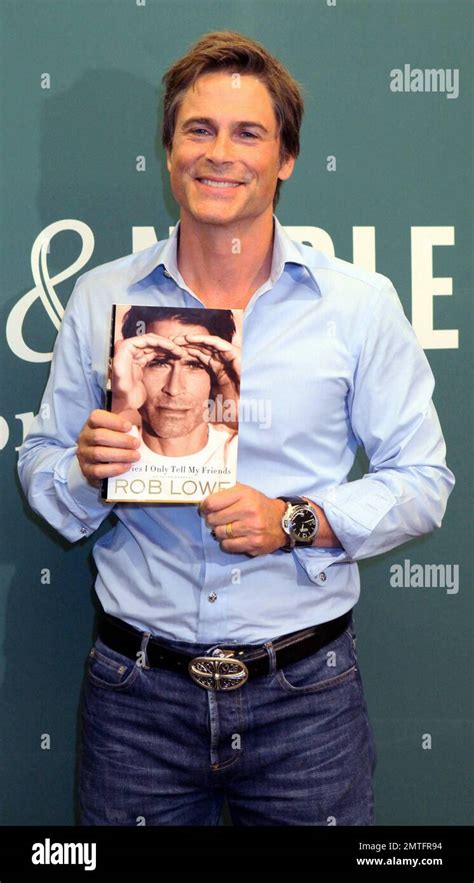Rob Lowe At A Book Signing For His New Autobiography Stories I Only