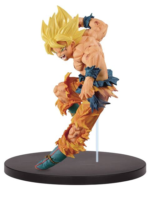 Years of history also mean years of merchandise. Match Makers Super Saiyan Son Goku Dragon Ball Z Figure