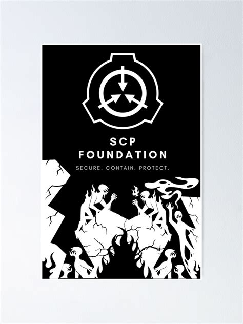 Scp Foundation Art Poster For Sale By Soviet2727 Redbubble
