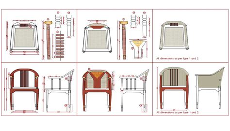 Chair Furniture Design Dwg File Cadbull