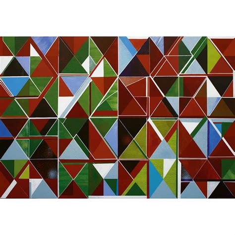 WG5169-4P-1 - Multicolored Geometric Mural Wall Mural - by Ideal Decor