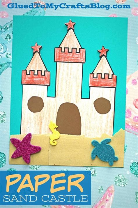 Teaching how to salute clip art. Paper Sand Castle Art Project For Kids - Glued To My Crafts