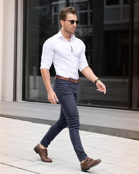 Tips For Men To Look Stylish In White Shirt Groom Shroom