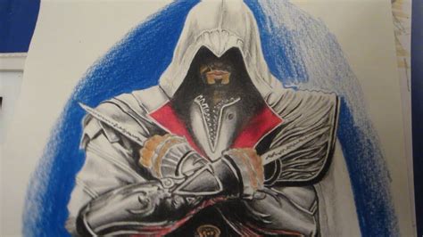 How To Draw Ezio From Assassin S Creed Youtube