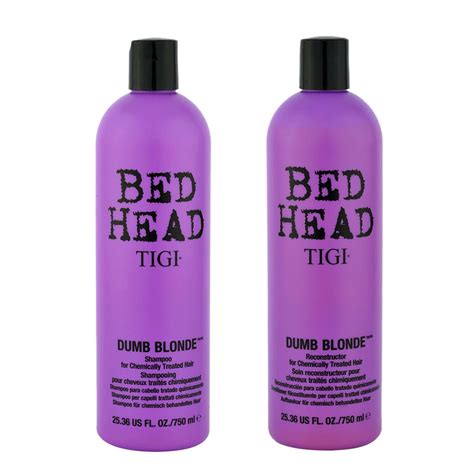 Tigi Bed Head Dumb Blonde Kit Shampoo Ml Conditioner Ml Pour