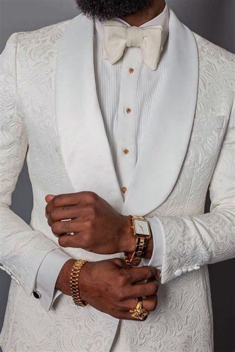 Ivory Wedding Suit For Black Men Suit Blazer Tuxedo Two Pieces Jacket
