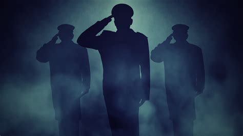 Veterans Salute Blue Motion Background | The Skit Guys