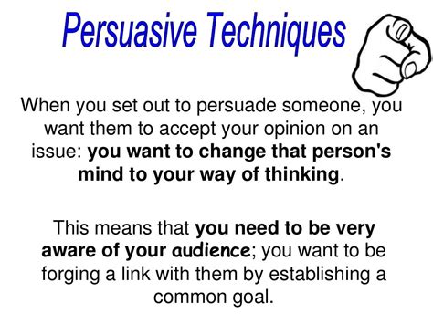 How To Be Persuasive