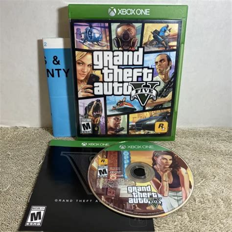 Grand Theft Auto V Xbox One Gta 5 Five Complete Tested W Map Open