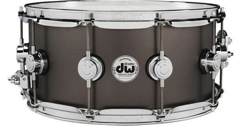 Dw Collectors Series Metal Snare Drum 65 X 14 Inch Satin Black Over