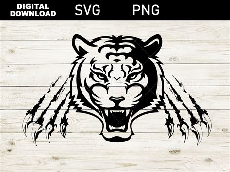 Tigers Svg Tiger Svg Tigers Mascot Svg Tigers Png Tigers Etsy