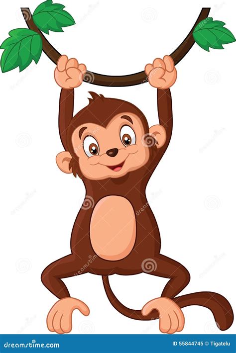 Clipart Of Monkeys In Trees